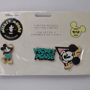 Disney Mickey Mouse Pin Set - Multicolor